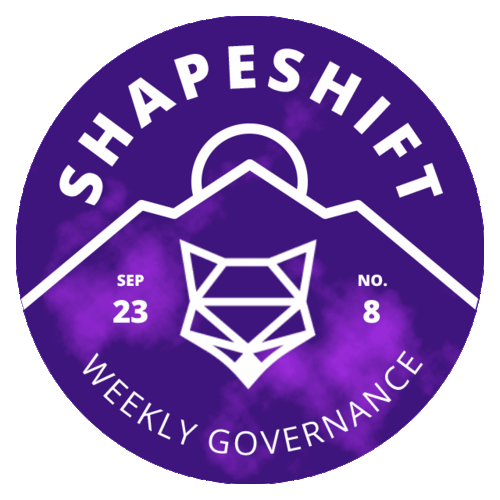 ShapeShiftDAO Governance Call #8 POAP image
