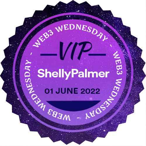 Shelly Palmer Web3 Wednesday June 1, 2022 POAP image