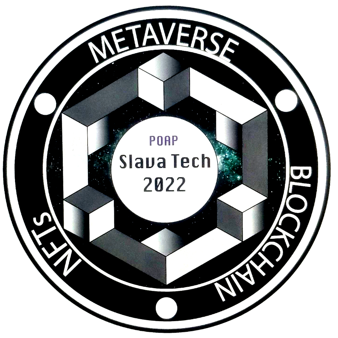 Slava Gerashenko - BizTech panel for Metaverse, NFT, & Blockchain. POAP image