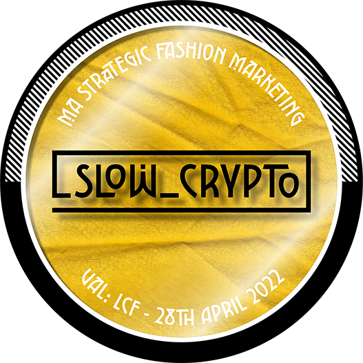 _slow_crypto's first POAP as an exercise with the MA Strategic Fashion Marketing community at  London College of Fashion. POAP image