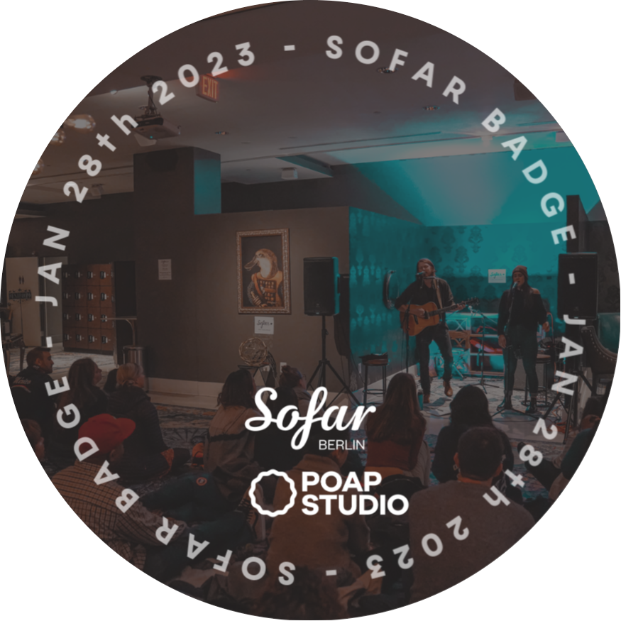 Sofar Sounds Berlin Jan 28th 2024 POAP image