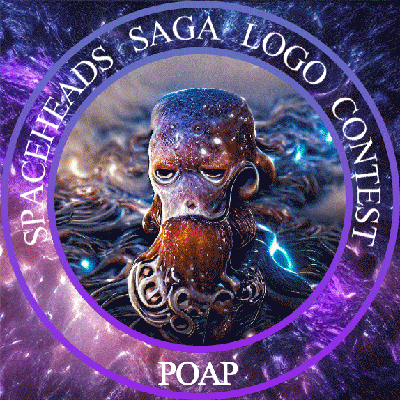 Spaceheads Saga Logo Contest POAP image