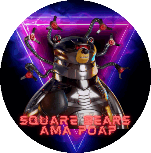 Square Bears NFT X Rogue Fox Guild Space POAP image