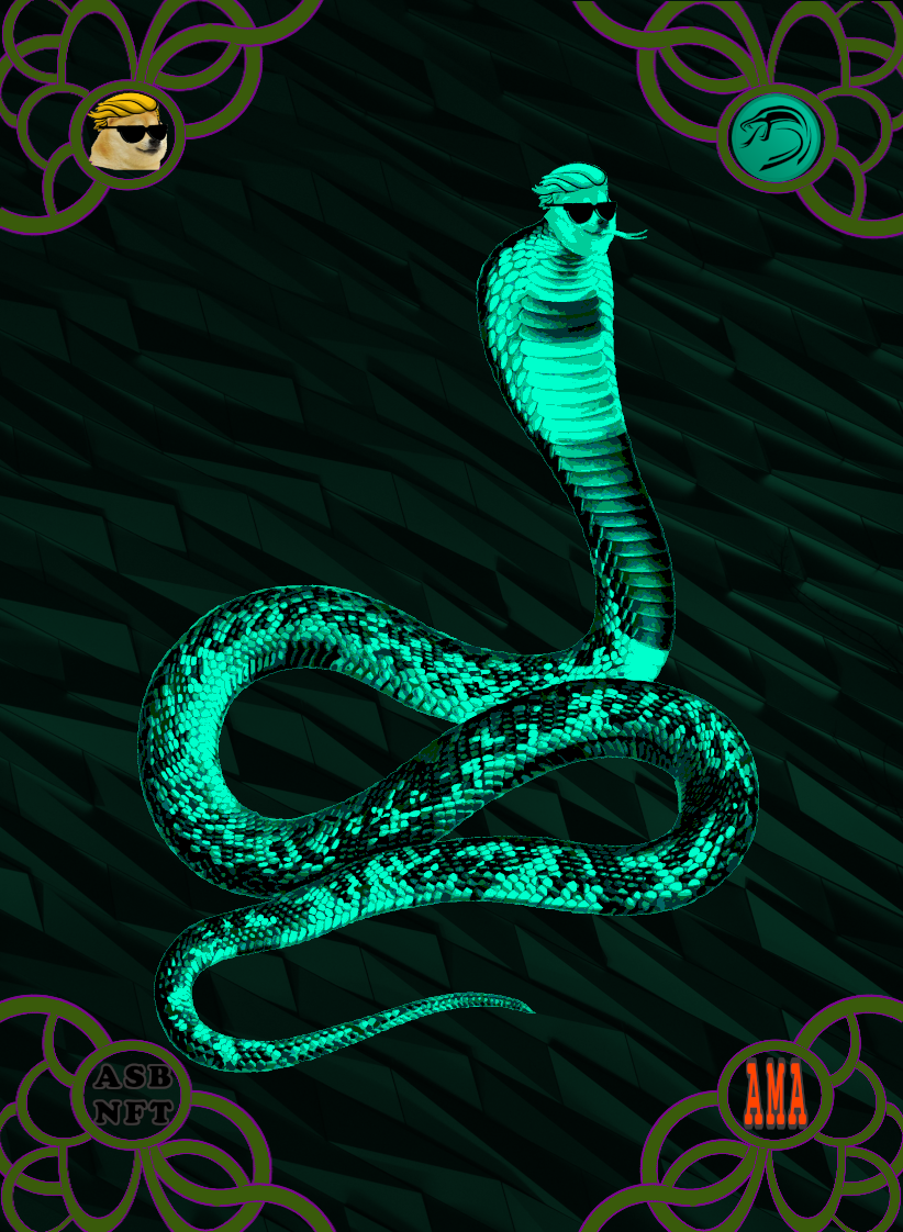Sssssneks holding an AMA POAP image