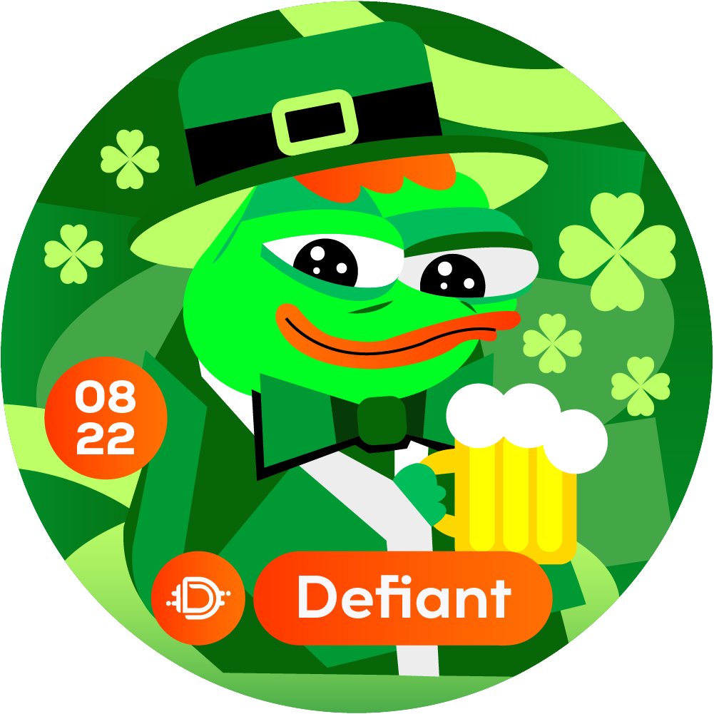 🍀 St. Pepe’s Day - Pinta Token & Defiant - ETHLATAM 22 POAP image