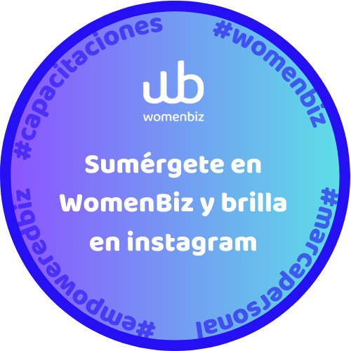 Sumérgete en WomenBiz y Brilla en instagram | EmpoweredBiz POAP image