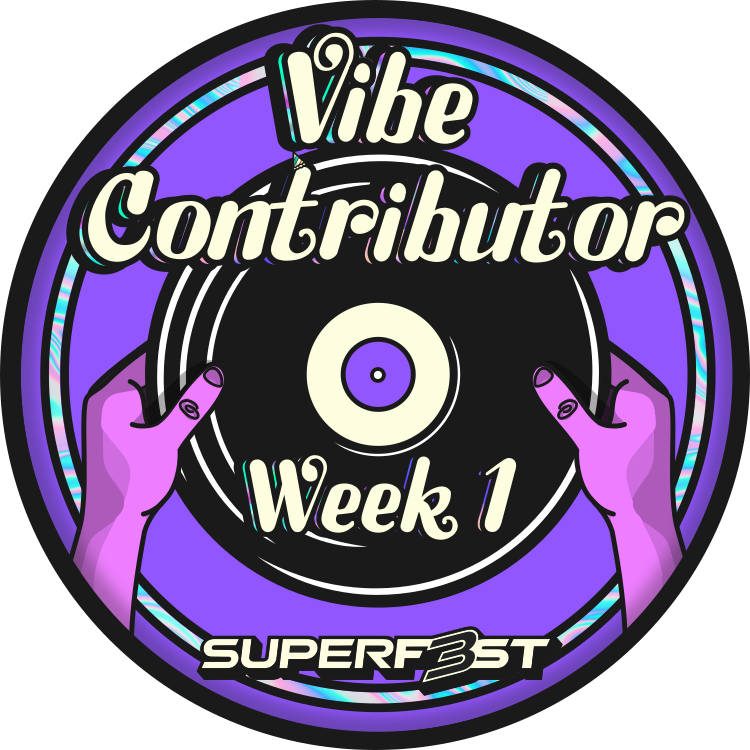 Superf3st Vibe Contributor Week 1 POAP image