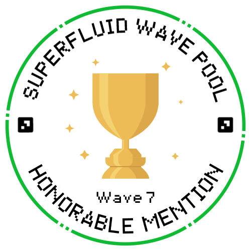 Superfluid Wave Pool #7: Honorable Mention POAP image