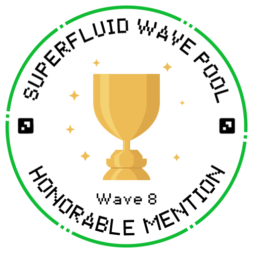 Superfluid Wave Pool #8: Honorable Mention POAP image