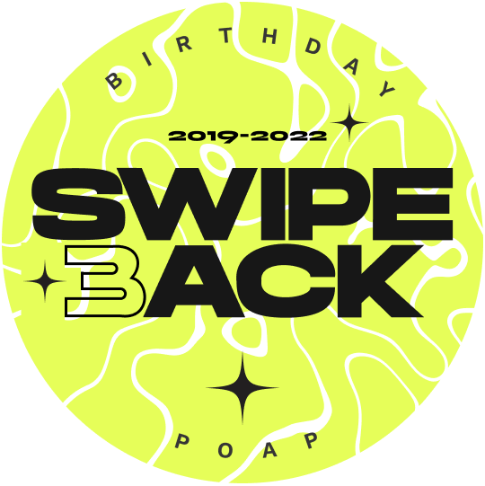Swipe Back 3rd Birthday  POAP image