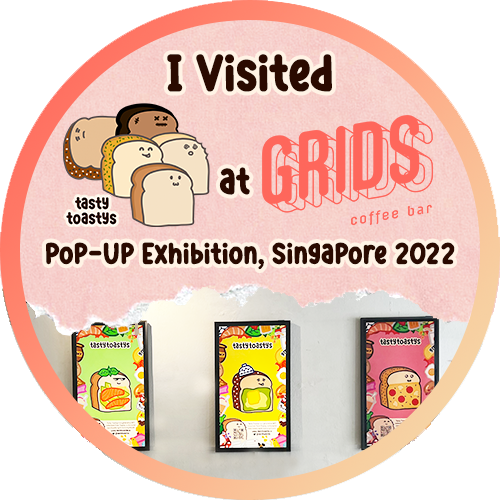 Tasty Toastys Pop-Up at Grids Coffee Singapore POAP image
