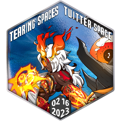 Tearing Spaces Twitter Chat POAP image