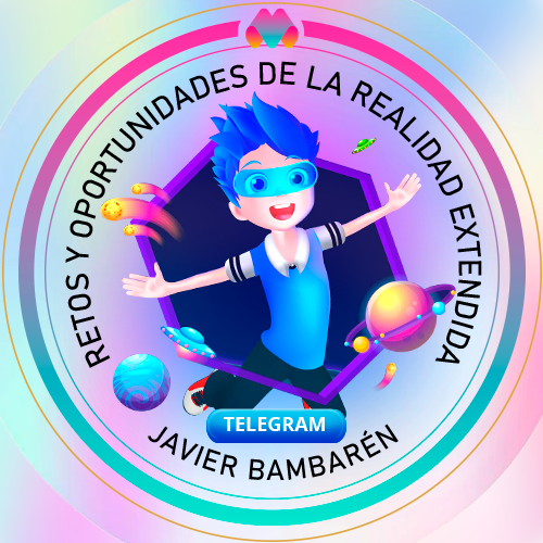 Telegram Voice: XR: Nuevos retos y oportunidades de la Realidad Extendida POAP image
