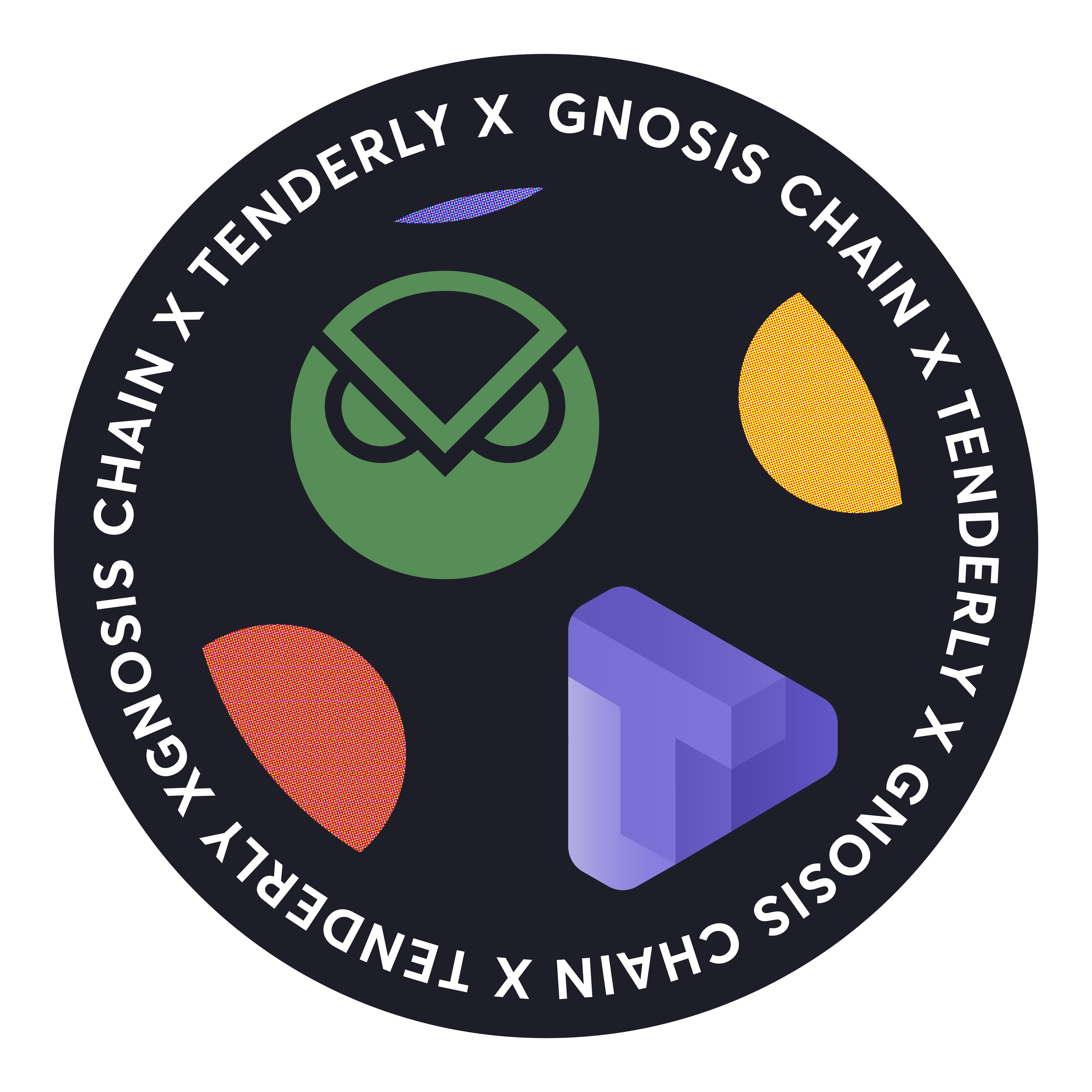 Tenderly and Gnosis Chain workshop. Build a game with Tenderly on Gnosis Chain: step up your Smart Contract development! POAP image