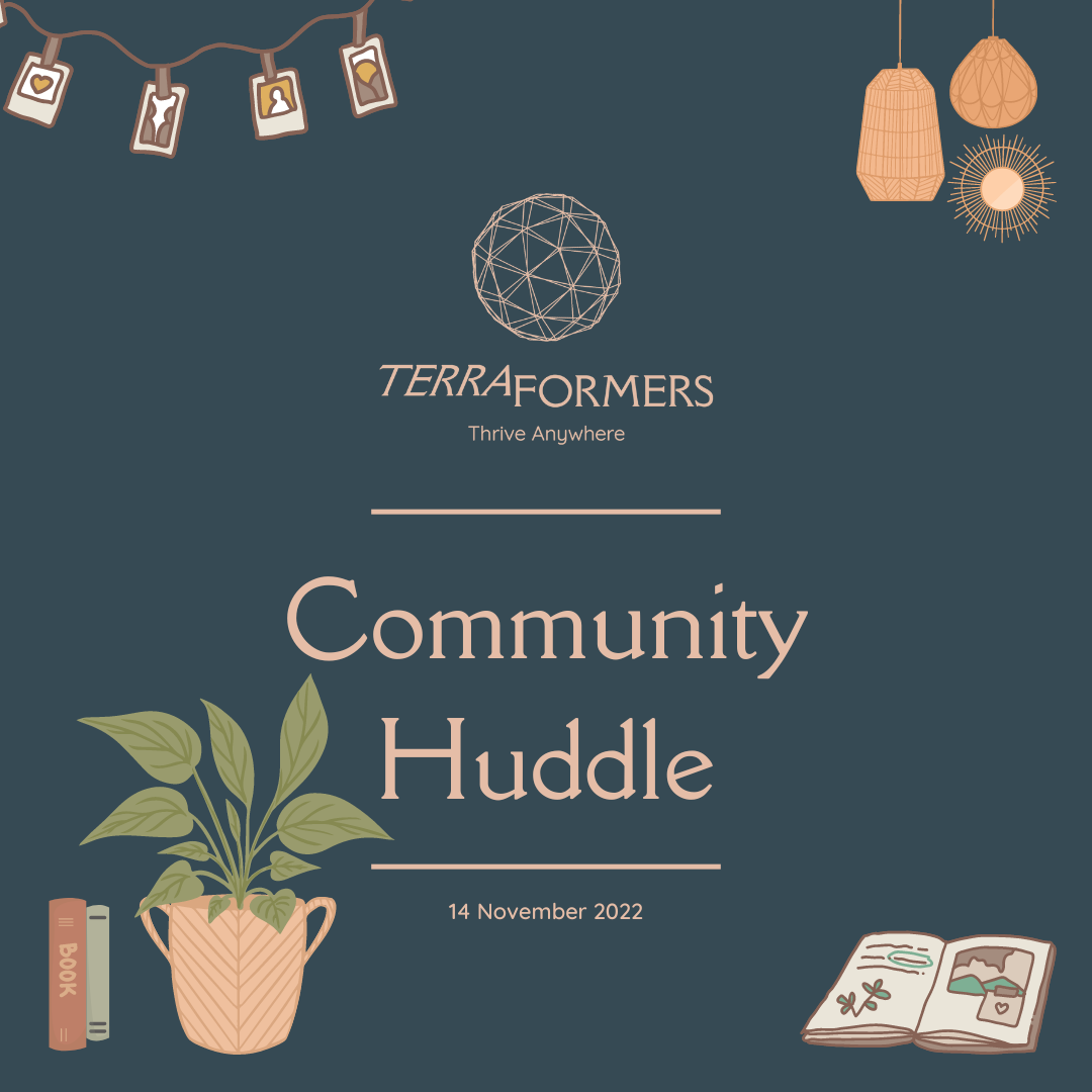 Terraformers Community Huddle 14 Nov 2022 POAP image
