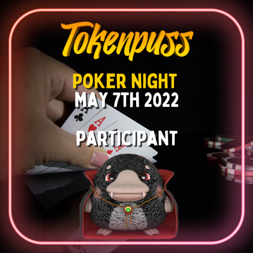 Tokenpuss Poker Night - May 7th 2022 POAP image