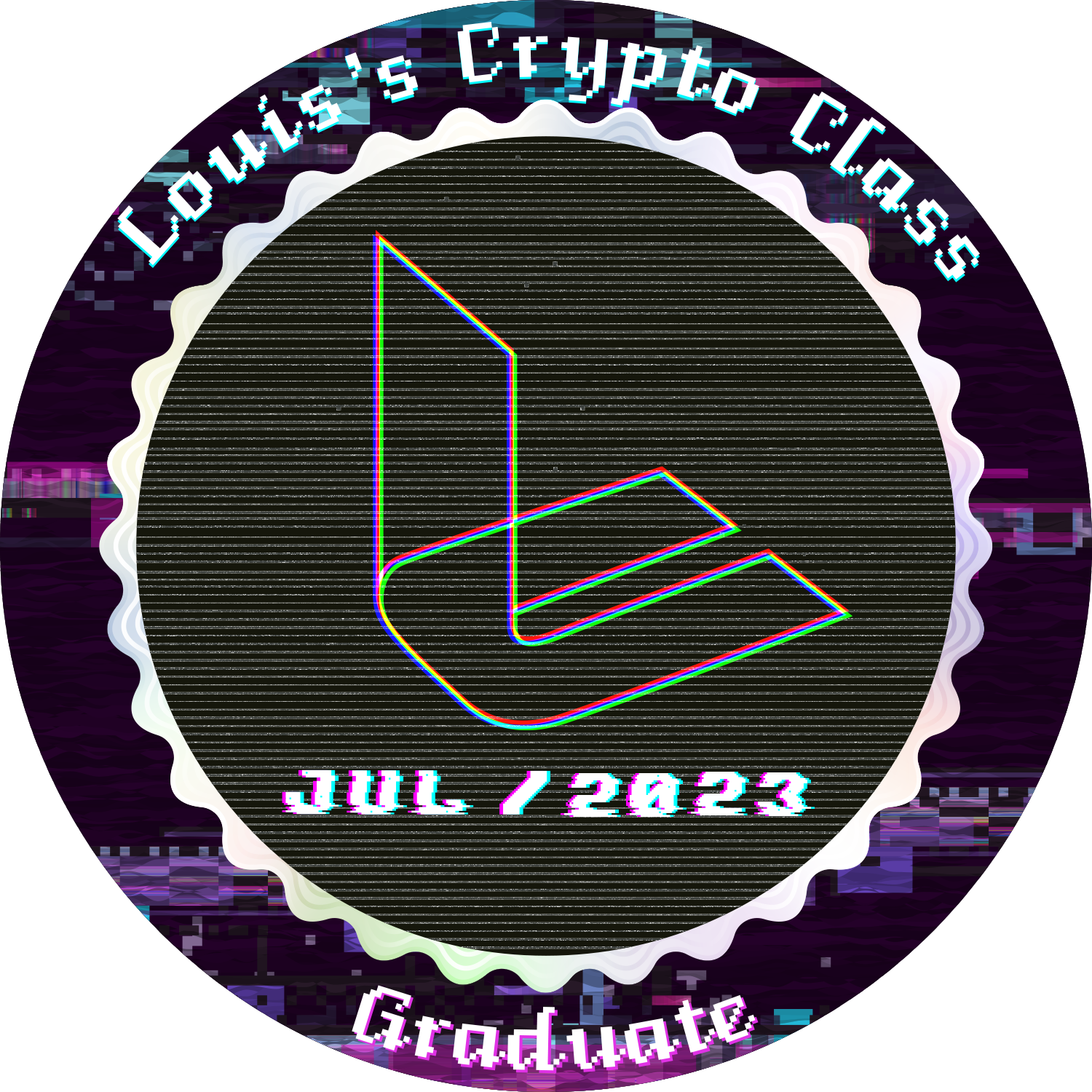 The 22nd batch of advanced crypto class graduates - 2023 POAP image