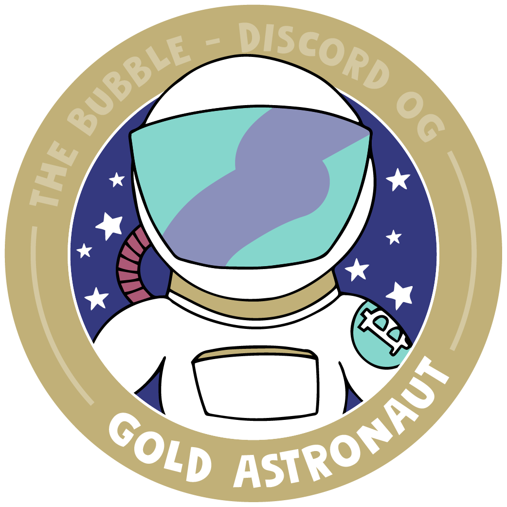 The Bubble OG - Gold Astronaut POAP image