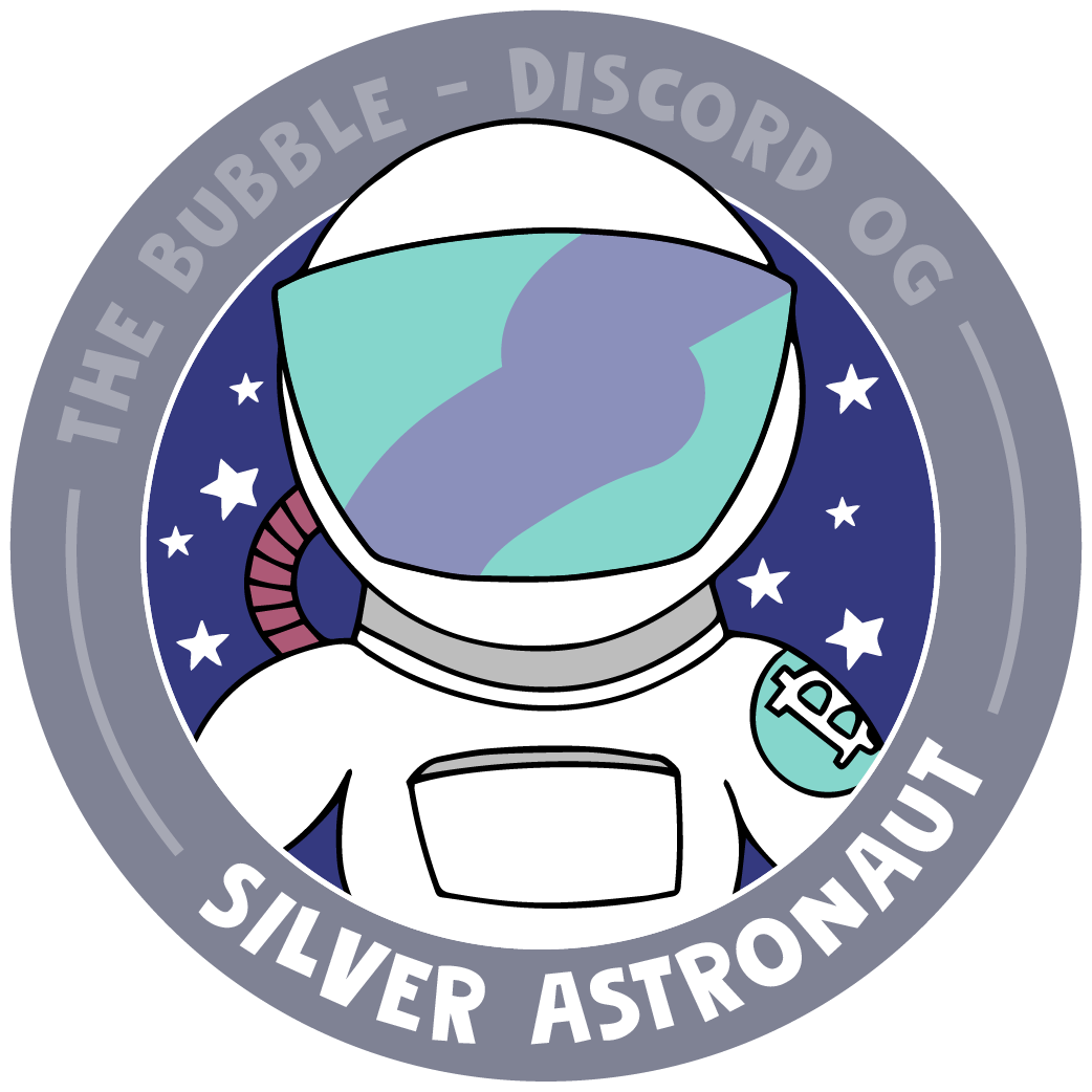 The Bubble OG - Silver Astronaut POAP image