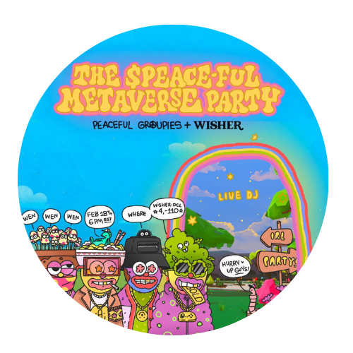 The $PEACE-FUL Meta Verse Party POAP image