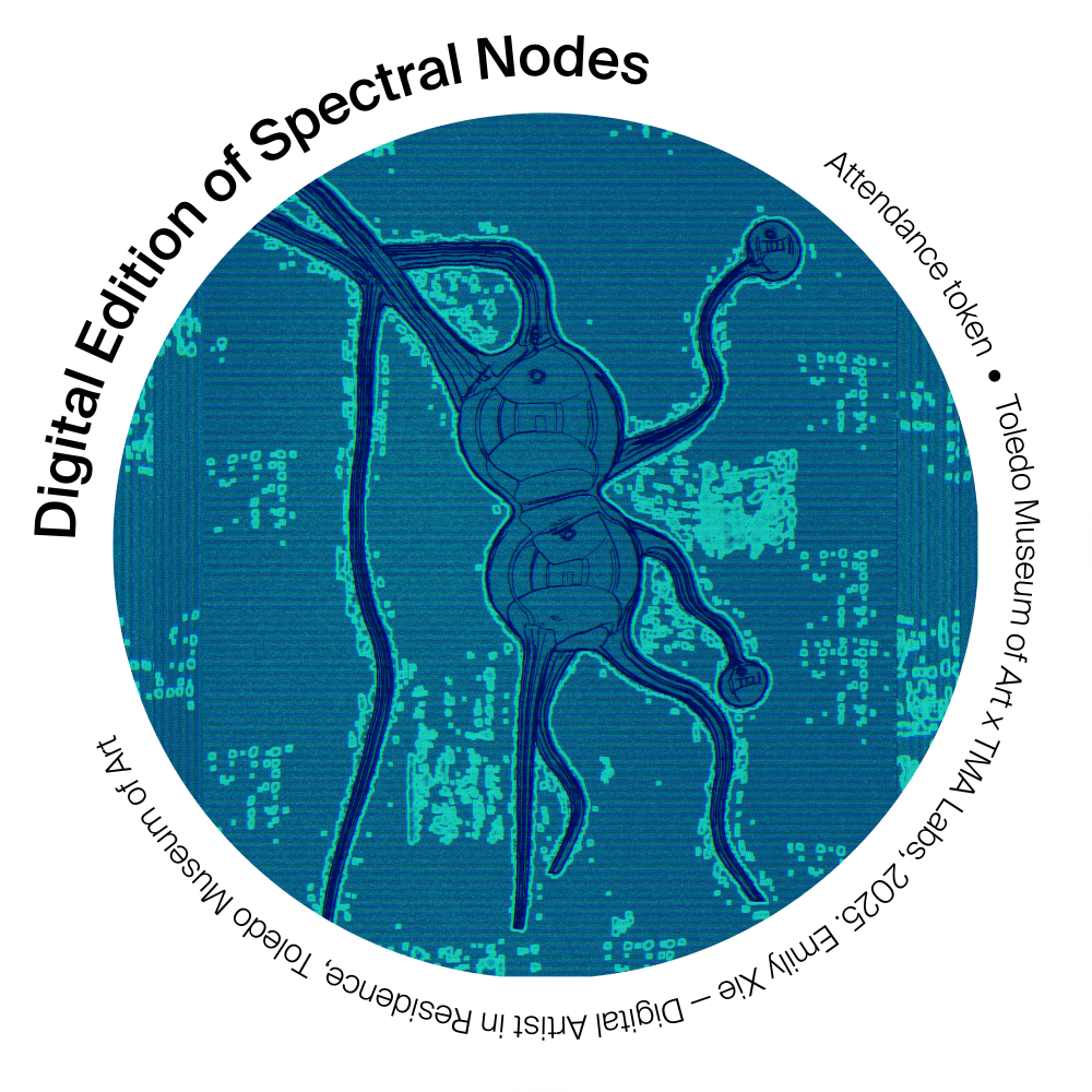 Drop #197920: TMA Drops - Emily Xie Residency - Spectral Nodes POAP