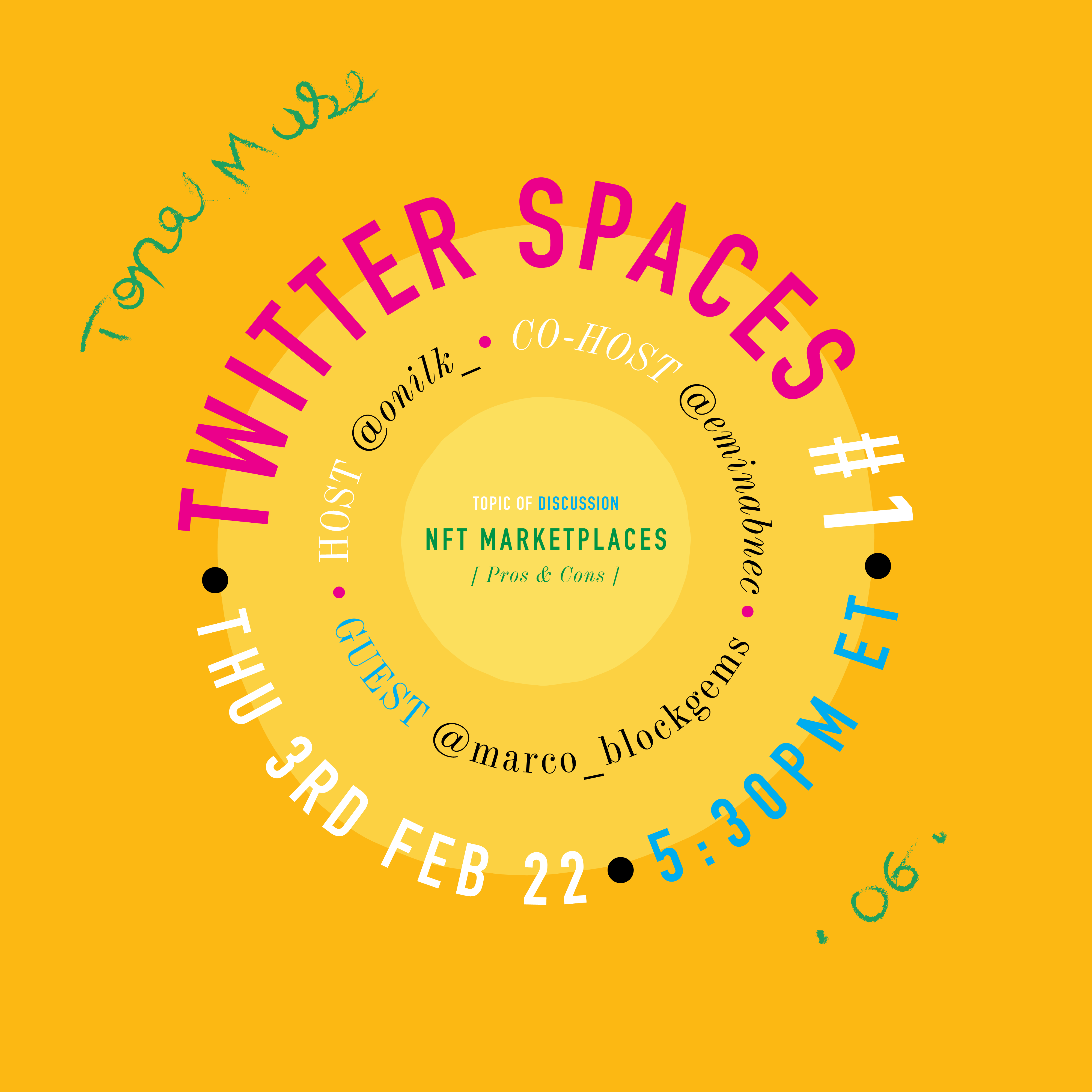 TonalMuse Space #1 • Thursday 3rd Feb / 5:30pm Eastern POAP image