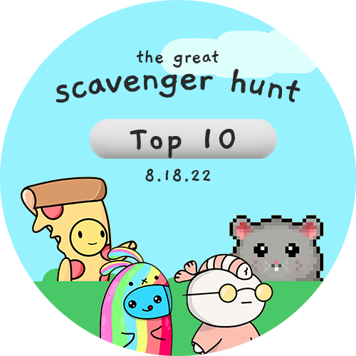 Top 10 - The Great Scavenger Hunt POAP image