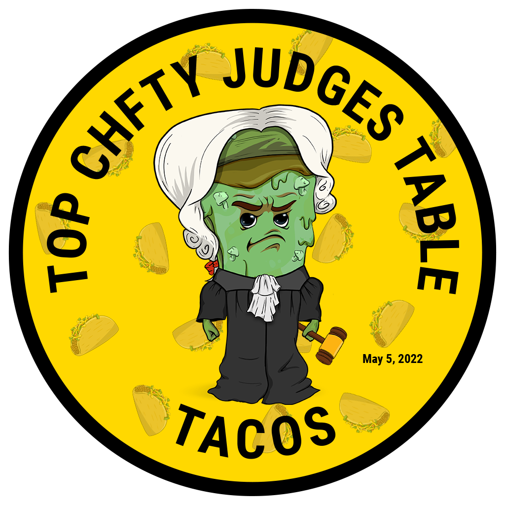 Top CHFTY Judges Table - Tacos!  POAP image