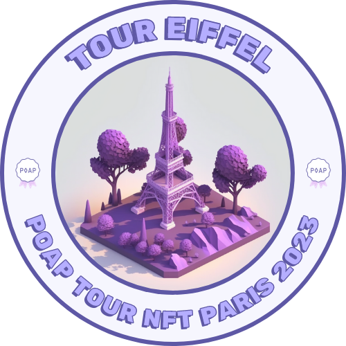 Tour Eiffel - POAP Tour NFT Paris 2023 POAP image