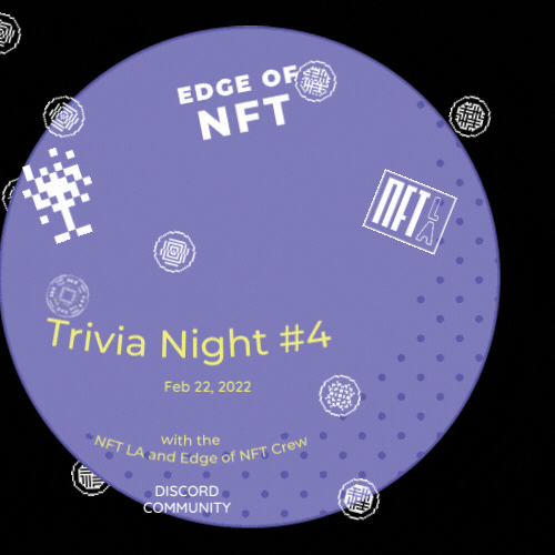 Trivia Night #4 - Edge of NFT Discord POAP image