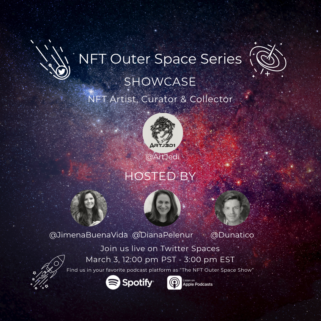 Tw Outer Space Series (Artist Showcase) with @ArtJedi POAP image