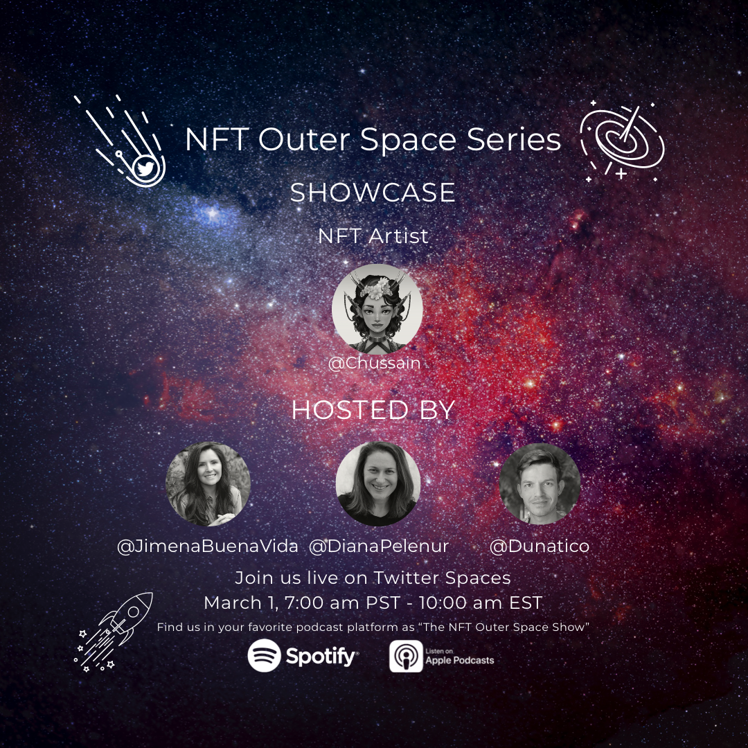 Tw Outer Space Series (Artist Showcase) with @CHussain POAP image