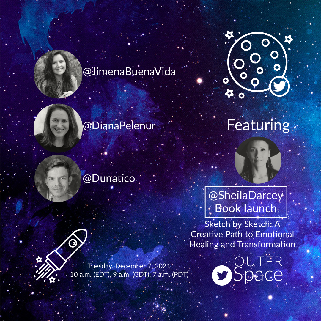 Tw Outer Space Series (Book Launch) with @SheilaDarcey POAP image