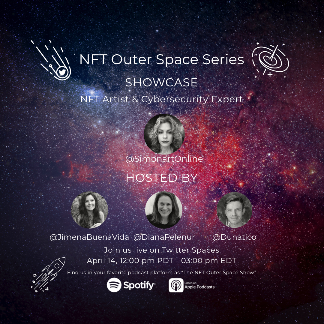 Tw Outer Space Series (NFT art ＆ Cybersecurity ) with @SimonartOnline POAP image