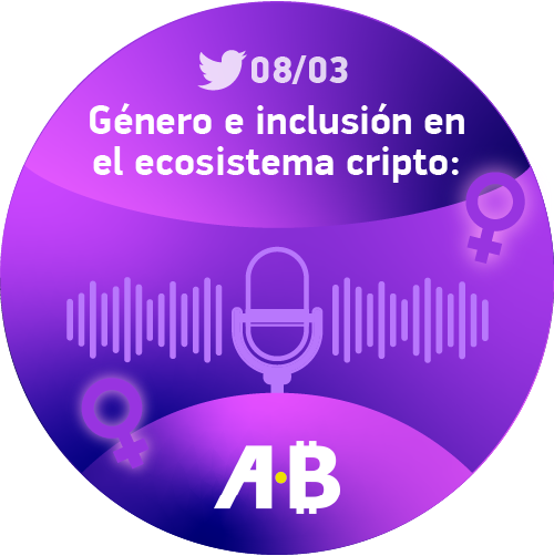 Twitter space  "Género e inclusión en el ecosistema cripto: Logros y próximos desafíos" POAP image
