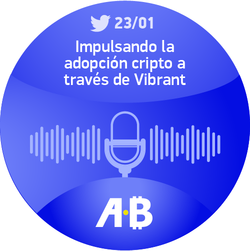 Twitter Space "Impulsando la adopción cripto a través de Vibrant" POAP image