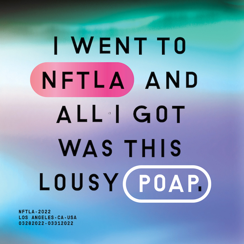 UNDRGRND NFT LA 2022 POAP image