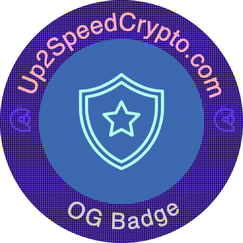 Up2SpeedCrypto.com OG Badge POAP image