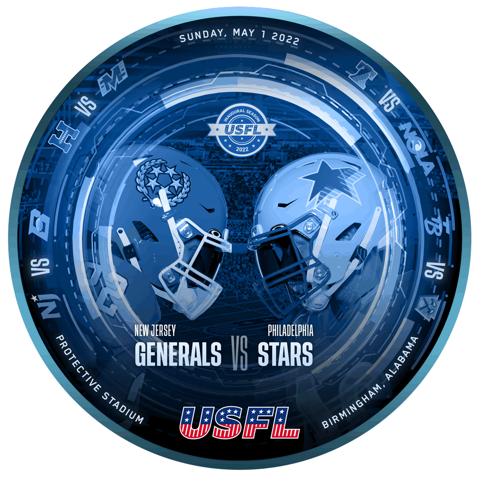 USFL - Game 12 - New Jersey Generals vs Philadelphia Stars POAP image