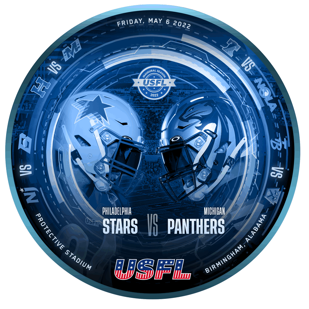 USFL - Game 13 - Philadelphia Stars vs Michigan Panthers POAP image