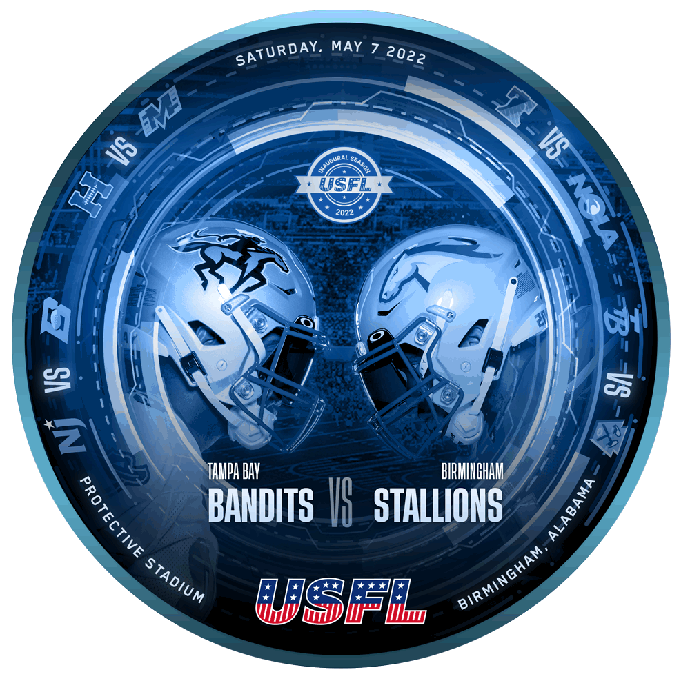USFL - Game 15 - Tampa Bay Bandits vs Birmingham Stallions POAP image