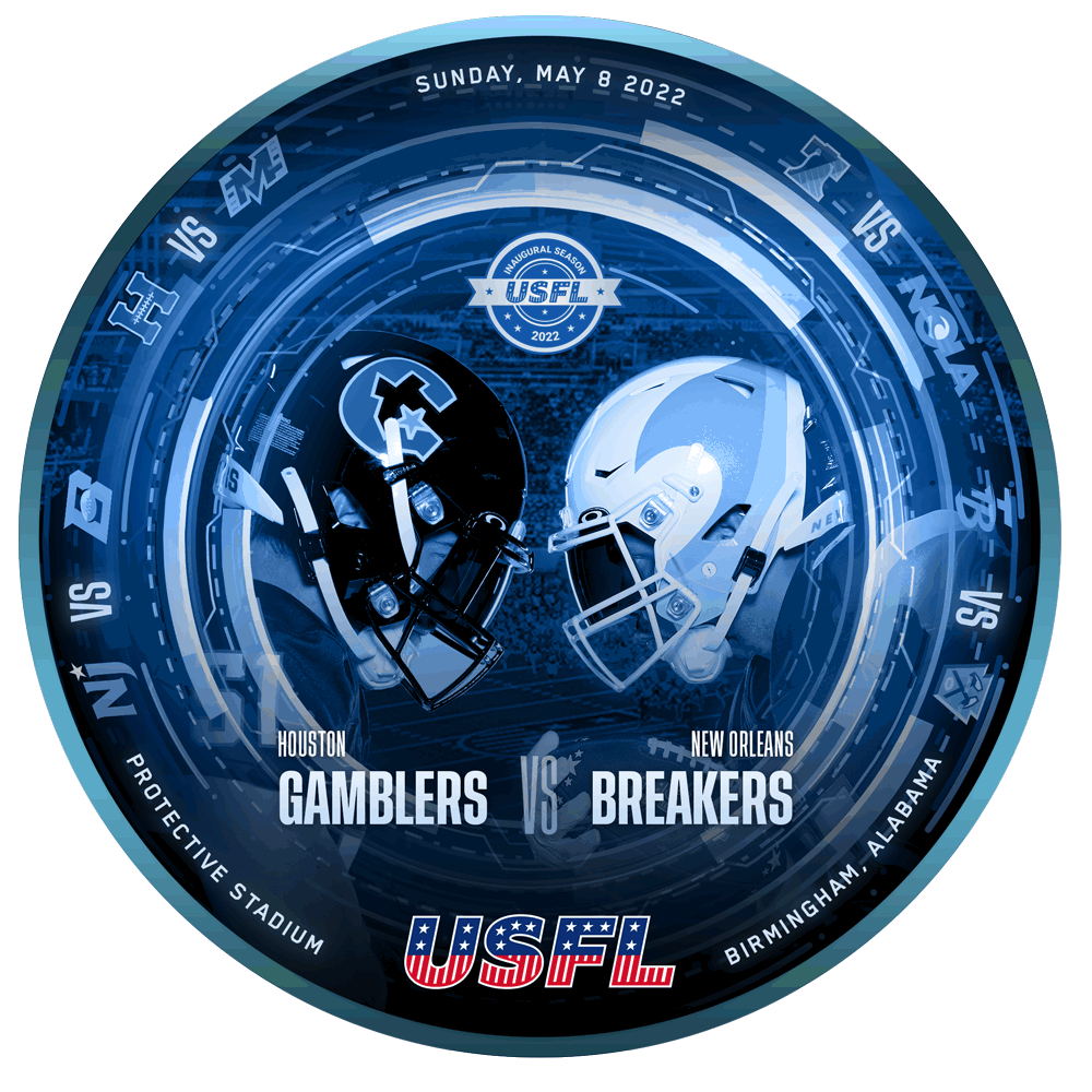 USFL - Game 16 - Houston Gamblers vs New Orleans Breakers POAP image