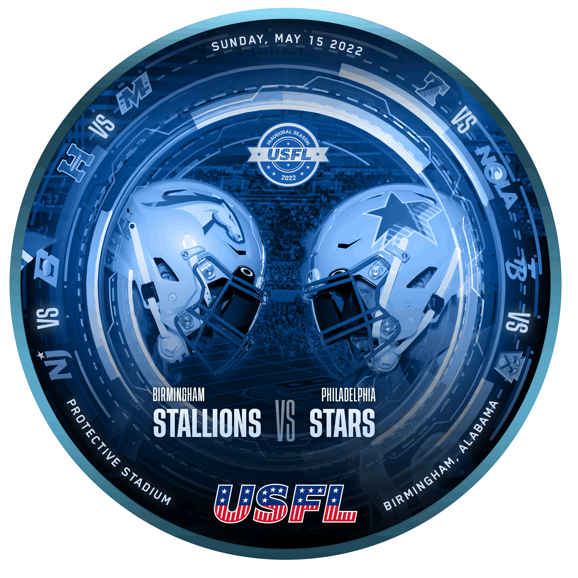 USFL - Game 19 - Birmingham Stallions vs Philadelphia Stars POAP image
