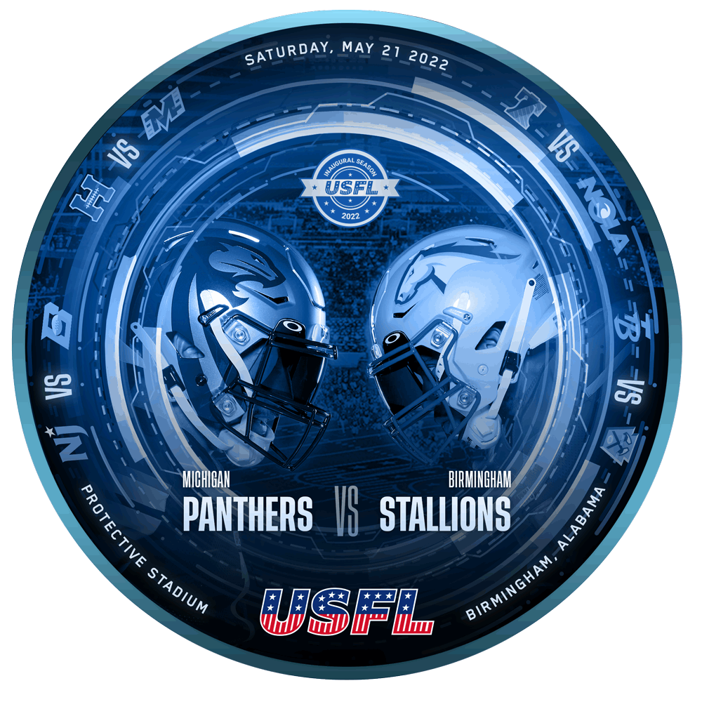USFL - Game 21 - Michigan Panthers vs Birmingham Stallions POAP image