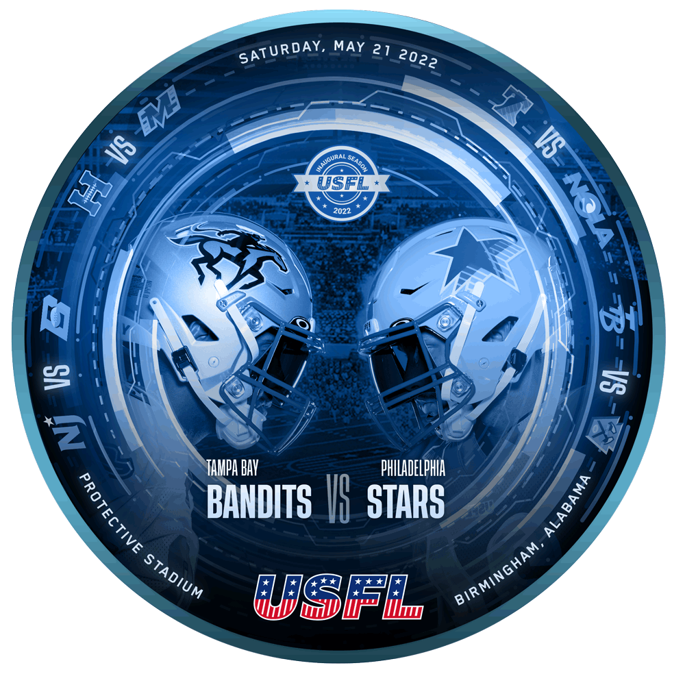 USFL - Game 22 - Tampa Bay Bandits vs Philadelphia Stars POAP image