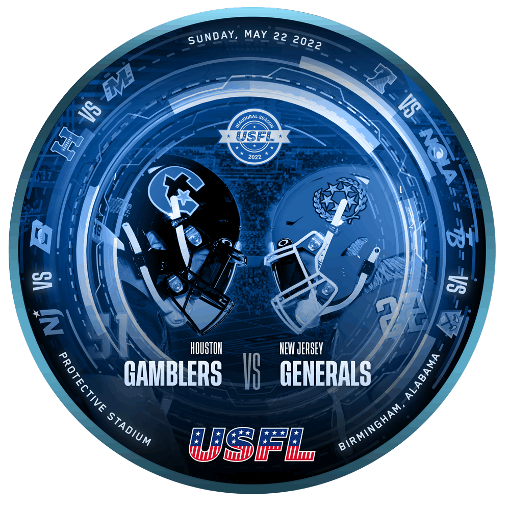 USFL - Game 23 - Houston Gamblers vs New Jersey Generals POAP image