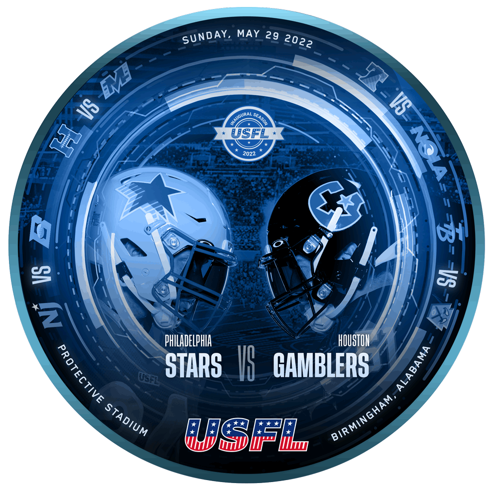 USFL - Game 28- Philadelphia Stars vs Houston Gamblers POAP image