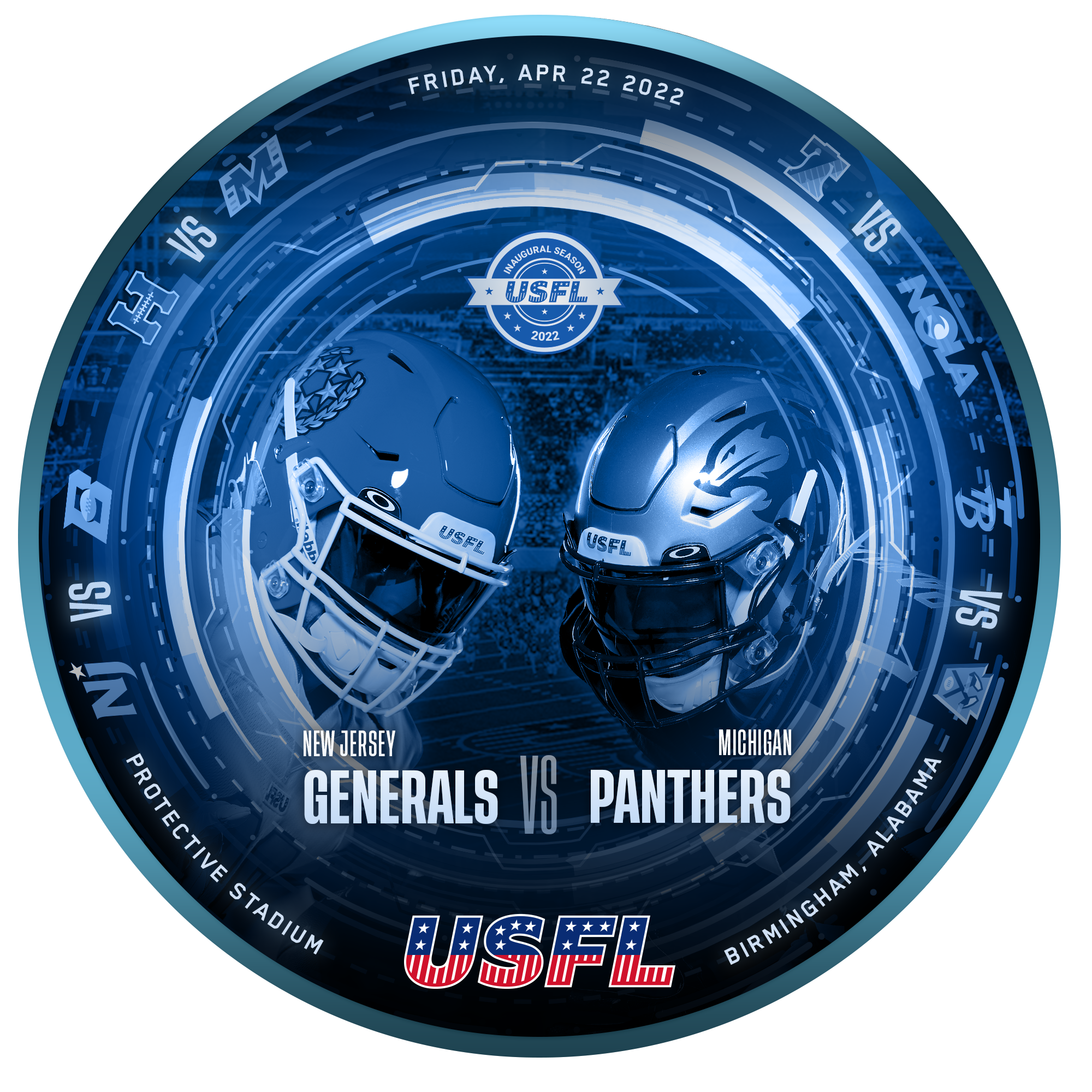 USFL - Game 5 - Michigan Panthers vs New Jersey Generals POAP image