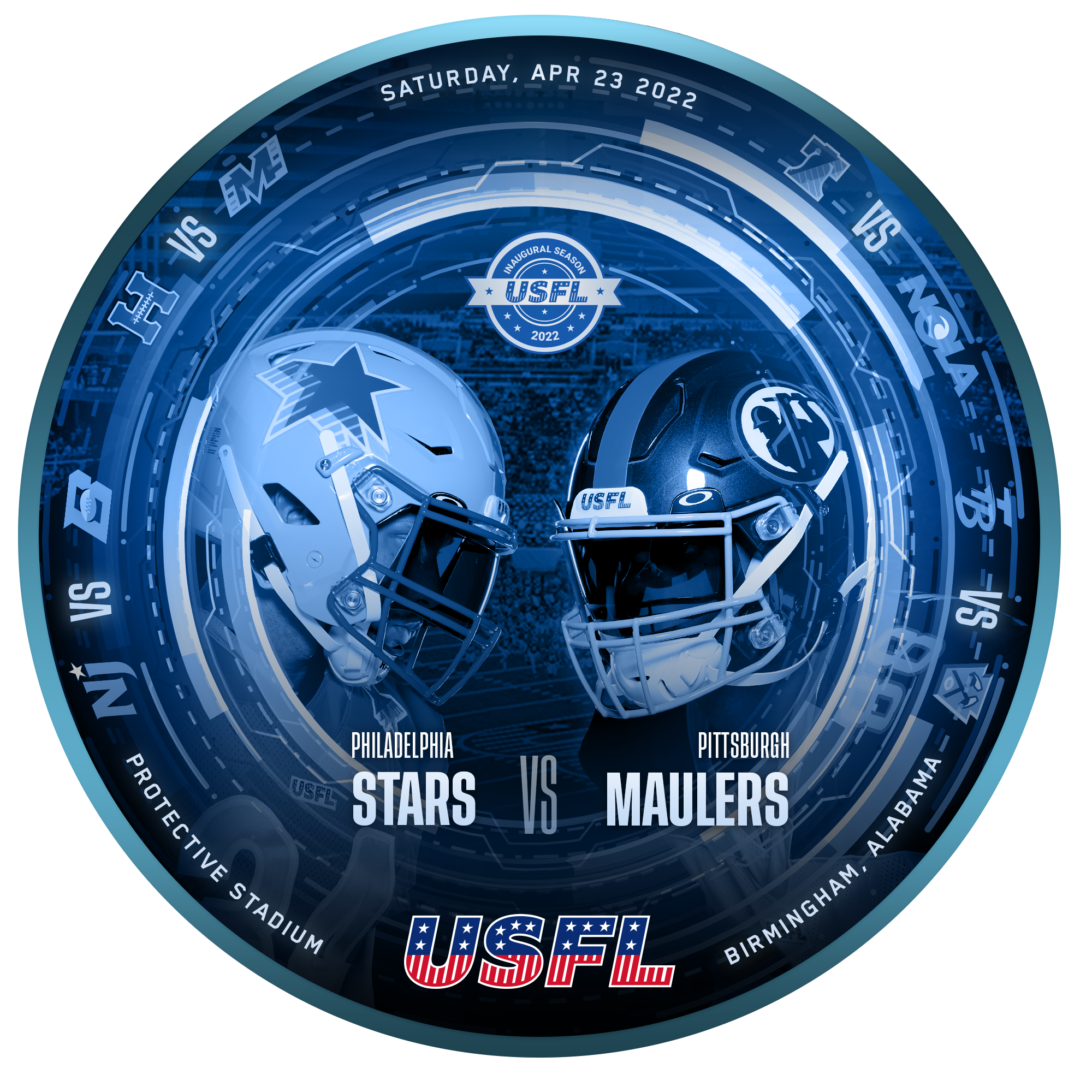 USFL - Game 6 - Pittsburgh Maulers vs Philadelphia Stars POAP image