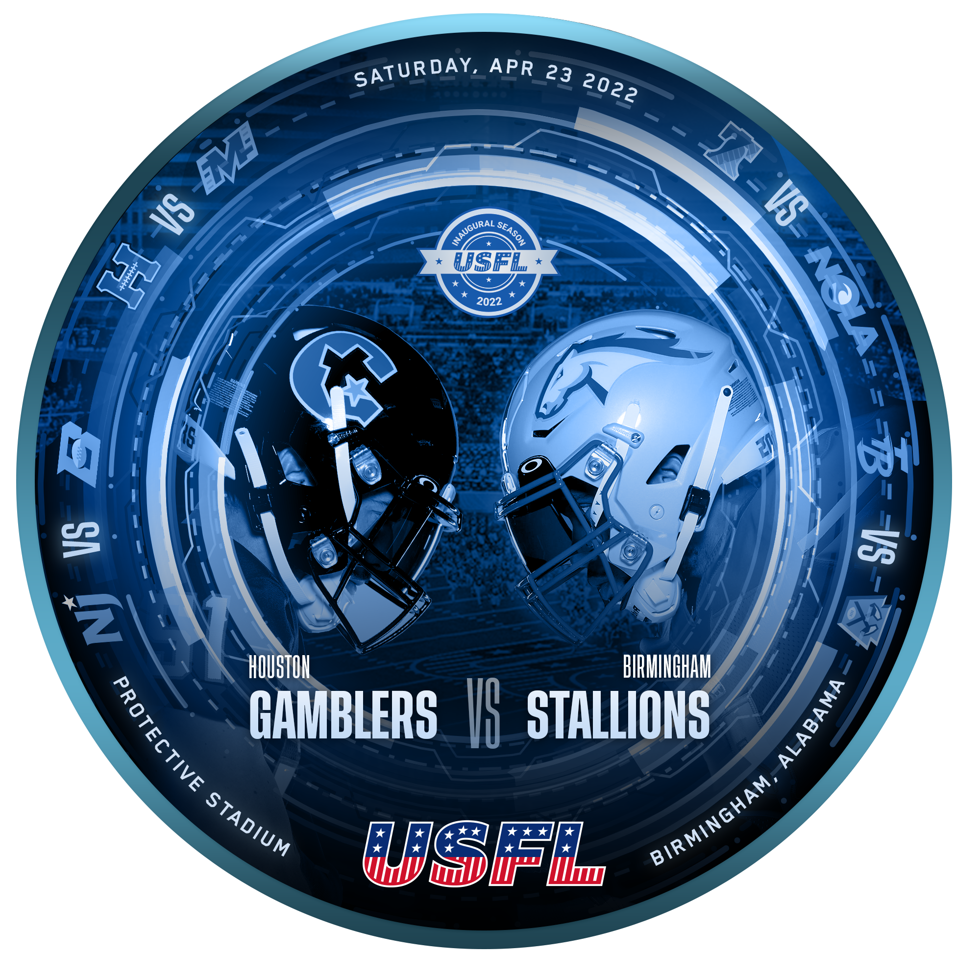 USFL - Game 7 - Birmingham Stallions vs Houston Gamblers POAP image